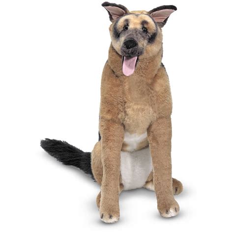 doug and melissa stuffed dogs|melissa and doug german shepherd.